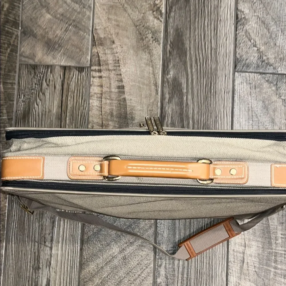 Vintage Member’s Only Men's Beige and Brown luggage